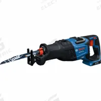 BOSCH Reciprocating Saw: Tool Only, 1 1/4 in Stroke Lg, 3,000 Max. Strokes per Minute, Brushless (MPN GSA18V-126N). Key specifications — attr1170520: Brushless.