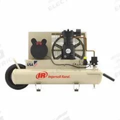INGERSOLL RAND Portable Air Compressor: Synthetic, 8 gal, Twin Stack, 2 hp, 5.7 cfm @ 90 psi, 15.0 (MPN SS3J2-WB). Key specifications — attr48686: Synthetic; attr48685: 115V AC; attr48689: 4.9 cfm @ 135 psi; attr48678: 15.0; attr48688: (2) Quick Disconnects; attr48671: INGERSOLL RAND; attr124308: Standard (75 dBA or more).