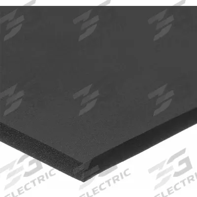 EPDM Sheet: Std, 3/8 in Thick, 36 in x 120 in, Black, Closed Cell, Plain, -90°F to 275°F - EPDM Foam Sheets & Strips