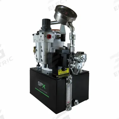 BOLTING Pnuematic Hydraulic Pump: 10,000 psi Max. Op Pressure, 2.5 gal Reservoir Capacity - Air-Operated Hydraulic Torque Wrench Pump Units