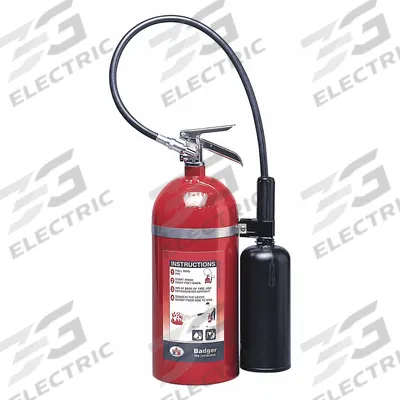 BADGER Fire Extinguisher: 10 lb Extinguisher Capacity, 10B:C - Class BC Fire Extinguishers