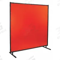 STEINER Welding Screen: Vinyl, 6 ft Ht, 6 ft Wd, Orange, 1 in Frame, Orange (MPN 548HD-6X6). Key specifications — Brand: STEINER; Screen Material Type: Vinyl.