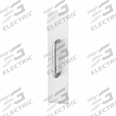 ROCKWOOD Door Pull Plate: 4 in Wd, 16 in Ht - Standard Door Pulls