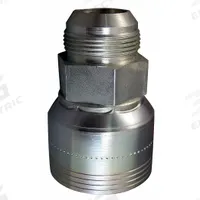 AEROQUIP Hydraulic Crimp Fitting: Steel x Steel, Straight, -20 For Hose Dash Size, Male x Genderless (MPN 4SA20MJ20). Key specifications — Fitting Gender: Male x Genderless; Fitting Connection Type: JIC x Crimp; Thread Size: 1-5/8"-12; For Hose Dash Size: -20; Brand: AEROQUIP.