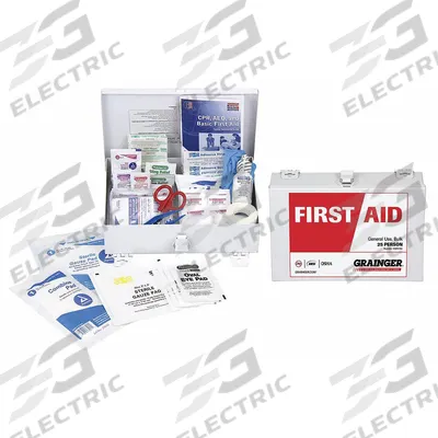 FIRST AID ONLY First Aid Kit and Housing: Industrial, 25 People Served, 137 Components - General Purpose First Aid Kits
