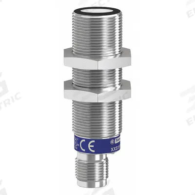 TELEMECANIQUE SENSORS Cylindrical Ultrasonic Sensor: 18 mm Dia, Built-in Connector - Cylindrical Sensors with Built-in Connectors