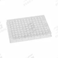 MTC BIO Well Plate: Non-Sterile, 96 Wells, 0.5 mL, 6.5 mm Dia, RNase/DNase Free, Round, Polystyrene (MPN DP35UR-9-N). Key specifications — Brand: MTC BIO; Body Color: Colorless; RNase/DNase Free: Yes; Well Shape: Round; Material: Polystyrene.