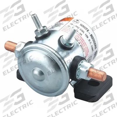 WHITE-RODGERS Contactor: 80 A Current Rating, 6 V DC Coil Volt, SPST-NO, 4 Terminals - DC Power Solenoids