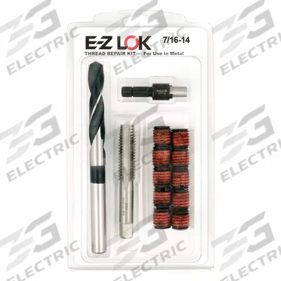 APPROVED VENDOR Self Locking Thread Insert: Std Wall, 7/16"-14 Int Thrd Sz - Self-Locking Insert & Installation Tool Kits