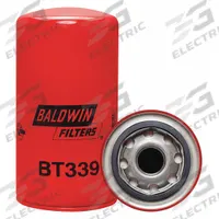 BALDWIN FILTERS Oil Filter: BT339, LF3349, 1"-16 Thread Size, 7 1/8 in Overall Ht, Oil, Cellulose. Key specifications — Baldwin Interchange: BT339; FleetGuard Interchange: LF3349; Brand: BALDWIN FILTERS; Compatible Vehicle Make: Fiat; Includes: G381-A Integral Gasket; Media Material: Cellulose.