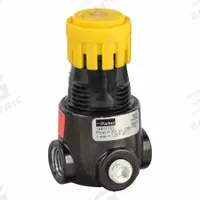 PARKER Regulator: Zinc, 1/4 in NPT, 15 scfm, 1 psig to 60 psig, 300 psig Max Op Pressure, Knob (MPN 14R111GC). Key specifications — attr111664: No; attr111400: 14; attr111627: PARKER.