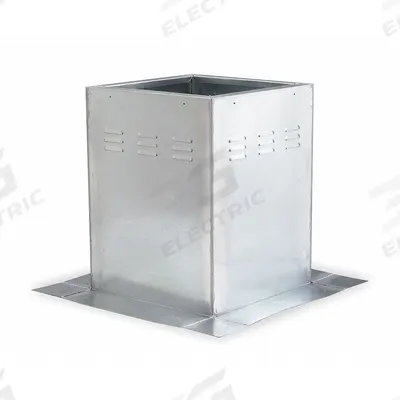 Dayton Roof Curb: Fixed Ventilated Curbs, Square Curb, 37 x 37 in Inside Dim - Roof Curbs