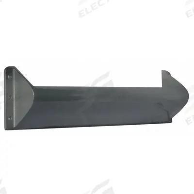 ODD BALL INDUSTRIES Wall Grab Bar: Aluminum, Powder-Coated, 250 lb Wt Capacity, 1 5/8 in Base Dia - Institutional Bathroom Grab Bars
