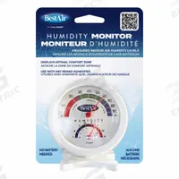 BestAir Humidistat Humidity Monitor - Hygrometer: Onboard Control, 394WU5, HG050-PDQ-4. Key specifications — Compatible Grainger Part Number: 394WU5; Compatible Manufacturer Model Number: HG050-PDQ-4; Product Type: Onboard Control; Brand: BESTAIR.