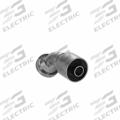 PARKER Hydraulic Crimp Fitting: Steel x Steel, 45° Elbow, -12 For Hose Dash Size - Crimp Hydraulic Hose Fittings with Flange Connection