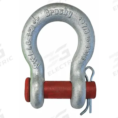 CROSBY Anchor Shackle: Anchor Shackle, 50,000 lb Working Load Limit, 1 3/4 in Body Thick - Anchor Shackles
