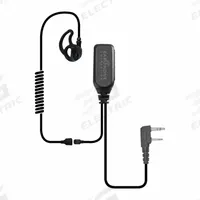 EARPHONE CONNECTION Earpiece: Fits Kenwood, Earbud, Push To Talk, Black, 1 Wires, Shirt/Lapel Mic (MPN EP1301 M1). Key specifications — Connector Type: Two Pin; Compatible Radio Series: NX-340U; Push To Talk: Yes; Manufacturer Part Number: EP1301 M1; Brand: EARPHONE CONNECTION.