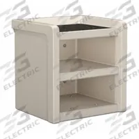 CORTECH Nightstand: Stone Gray, 21 1/2 in Overall Ht, 21 in Overall Wd, 18 in Overall Dp, 3 Shelves (MPN 7609SG). Key specifications — Color: Stone Gray; Brand: CORTECH; Furniture Series: Endurance.