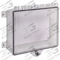 SAFETY TECHNOLOGY INTERNATIONAL Protective Cabinet: Polycarbonate, 8 7/8 in Overall Dp, STI-7521. Key specifications — Manufacturer Part Number: STI-7521; Brand: SAFETY TECHNOLOGY INTERNATIONAL; Color: Clear; For Location: Indoor; For Use With: Keypads; IP Rating: NEMA 4X; Includes: Mounting Hardware; Mounting Location: Wall Mount.