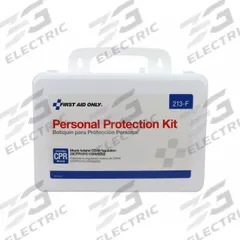 FIRST AID ONLY Personal Protection Kit: Universal, 14 Components (MPN 213-F). Key specifications — Brand: FIRST AID ONLY; Size: Universal; Product Type: Personal Protection Kit.