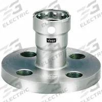 VIEGA MEGAPRESS Crimp Adapter Fitting: 1 1/4 in Pipe Size, Press-fit, FKM, 200 psi Max Op Pressure (MPN 95870). Key specifications — Brand: VIEGA MEGAPRESS.