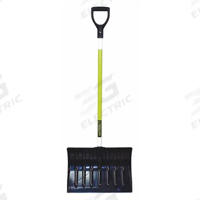 APPROVED VENDOR Snow Shovel: Polycarbonate, 13 1/2 in Blade Lg, 18 in Blade Wd - Snow Shovels