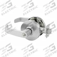 SARGENT Door Lockset: Office Lever Locksets, Chrome, ADA Compliant, Interchangeable Core (MPN 10XG71 LL 26D). Key specifications — attr1024149: Not Ligature-Resistant; attr1011488: SARGENT; attr1011524: No Message; attr1011506: L Rose; attr1011485: Yes; attr1059461: Satin Chromium-Plated.