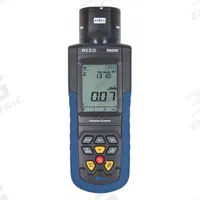 REED INSTRUMENTS Radiation Meter: Hard Carrying Case/Software, CPM/CPS/MeV/uSv/hr (MPN R8008). Key specifications — Measuring Units: MeV; Includes: Hard Carrying Case; Operating Ranges: 0 to 4,000 CPM/CPS; Brand: REED INSTRUMENTS.