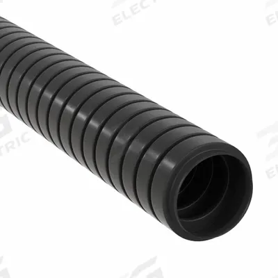 HUBBELL WIRING DEVICE-KELLEMS Liquid-Tight Flex Plastic Conduit: 2 in Trade Size, Black, 50 ft Nominal Lg - Liquid-Tight Flexible Plastic Conduit