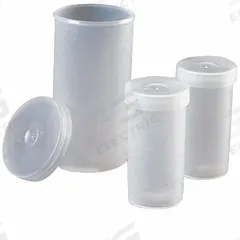 NALGENE Sample Vial: Sample, LDPE, 75 mL, 37.3 mm Body Dia, Non-Sterile, Colorless, Round (MPN 6250-9075). Key specifications — Neck Size: 75 mm; Self-Standing: Self-Standing; Brand: NALGENE; Vial Type: Sample; Body Color: Colorless; Includes Closure: Yes; Bottom Shape: Round.