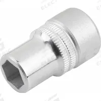 KIPP Hygienic Socket: 1/2 in Drive Size, Hex, 19 mm Socket Size, Steel, Chrome Plated, RoHS (MPN K1361.1912). Key specifications — attr1214447: Steel; attr1214455: Hex; attr1214457: Chrome Plated; attr1214464: RoHS; attr1214448: KIPP.