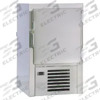 SENTINEL Law Enforcement Evidence Refrigerator: Non-Pass-Through Backing, Keyed, 6 Compartments (MPN ERF42-06-NPT). Key specifications — Brand: SENTINEL; Product Ships: Assembled; Power Requirements: 115 Vac, 60 hz, Dedicated 15 Amp Circuit; Color: Gray.