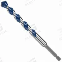 BOSCH Round Hammer Drill: 1/2 in Drill Bit Size, 4 in Max Drilling Dp, 6 in Overall Lg (MPN HCBG16T). Key specifications — attr277146: BOSCH.