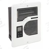 CADET Recessed Electric Wall-Mount Heater: 1000 W/1500 W/1600 W, 120/208/240V AC, Single/Three Phase (MPN CEC163TW). Key specifications — Grille Color: White; Programming Capability: Non-Programmable; Wattage Output: 1000 W/1500 W/1600 W; Voltage, Phase: 120/208/240V AC, 1 or 3-phase; Rough-In Dimensions - H x W x D: 10-1/8 in x 8 in x 4 in; Nominal Voltage - HVAC: 120V AC; Brand: CADET; Phase: Three.