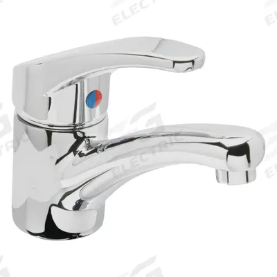 ZURN Low Arc Bathroom Faucet: AquaSpec, Brass, Chrome Finish, 0.5 gpm Flow Rate - Single-Post Handle Bathroom Faucets