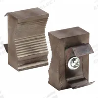 WILTON Replacement Pipe Jaws: Steel, For 3 1/2 in Vise Jaw Wd, Screws, Works with 4LT65, 28825 (MPN 2908050). Key specifications — attr865132: Screws; attr865131: 1 set of replacement jaw inserts with screws.; attr867042: 4LT65; attr867043: 28825; attr663946: WILTON; attr923123: Steel.