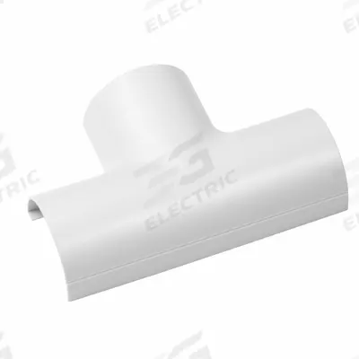 D-LINE Tee: D-Line Maxi Raceway 2 in x 1 in (50x25mm) Item 38G165, 2 in Wd, 1 in Ht - Tees for Nonmetallic Single-Channel Raceways