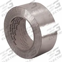 3M Foil Tape: 3 in Wd, 36 yd Lg, 7.3 mil Thick, Silicone, Indoor/Outdoor, -65°F Min Temp, Silver (MPN 3M 363 3" X 36YD). Key specifications — Backing Material: Aluminum Foil; Series: 363.
