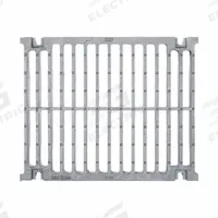 ZURN Grate: C, Rectangular, Slotted, 16 1/4 in Overall Wd, 20 in Overall Lg, 2 1/8 in Overall Ht (MPN P874-12-GDC). Key specifications — Color: Gray; Brand: ZURN; Finish: Galvanized; Grate Surface Type: Slotted.