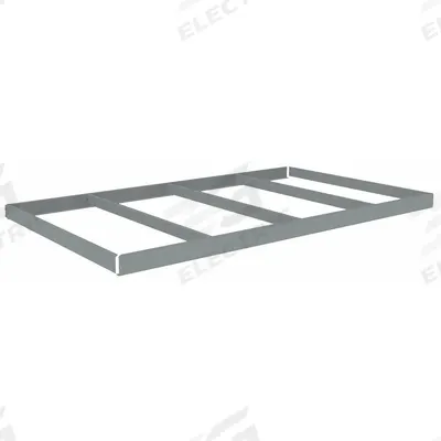 TENNSCO Shelf: 84 in x 48 in, 1,750 lb Load Capacity, Gray - Open Deck Shelf Kits for Boltless Shelving