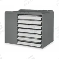 DAYTON Gas Wall and Ceiling Unit Heater: 105,000 BtuH Heating Capacity Input, Propeller (MPN 2RYV3A). Key specifications — Fuel Type: Propane; Combustion Type: Field Convertible; Brand: DAYTON; Fan Type: Propeller; Gas Connection Size, Gas Connection Type: 1/2 in NPT, Male; Overall Dimensions - H x W x D: 22-5/8 in x 30 in x 26-3/8 in.