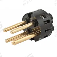 Replacement Insert: Male, 4 Pole, 5 Wire, 220/380V AC/240/415V AC, 16 A, IEC Grounding (MPN IN520EM). Key specifications — Brand: HUBBELL; Compatible Series: Heavy Duty; Gender: Male; Manufacturer Part Number: IN520EM.