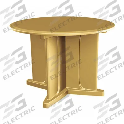 CORTECH Table: 29 in Overall Ht, 48 in Overall Dia, No Game Top, Ballast Accepted - Round X-Base Tables