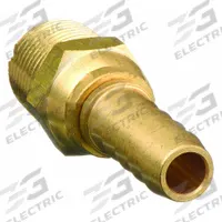 APPROVED VENDOR Barbed Hose Fitting: For 3/8 in Hose I.D., NPSM x Hose Barb, Male x Male, Hex (MPN 6AFP8). Key specifications — Fitting Connection Type: NPSM x Hose Barb; Fitting Gender: Male x Male; Nipple Grip Type: Hex; Brand: APPROVED VENDOR.