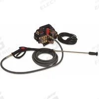 MI-T-M Electric Pressure Washer: Carry, 120 V – Single-Phase, 1,400 psi, 1.5 gpm, 1 1/2 hp (MPN GC-1400-0MEH). Key specifications — Pump Drive: Direct; Brand: MI-T-M; Water Intake: Cold Water Only.