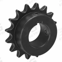 TSUBAKI Single Strand Sprocket: 40, For 1/2 in Chain Pitch, 1 1/8 in Bore Dia, 16 Teeth, Steel (MPN 40B16F-1B). Key specifications — Brand: TSUBAKI.