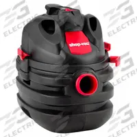SHOP-VAC Shop Vacuum: 5 gal Tank Size, Plastic, 1 1/2 in Vacuum Hose Dia, 8 ft Hose Lg, Wet/Dry, Std (MPN 5872911). Key specifications — Tank Material: Plastic; Vacuum Pickup Type: Wet/Dry; Brand: SHOP-VAC.