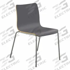 HON Shell Chair: Laminate, Steel Frame, Seat Color Charcoal, Frame Color Silver, Armless (MPN HRUCK1L.S.PR8). Key specifications — attr1082277: Charcoal.