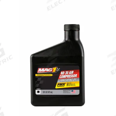 MAG 1 Air Compressor Oil: 16 fl oz, Bottle, 30 SAE Grade, 109 ISO Viscosity Grade - Air Compressor Oils