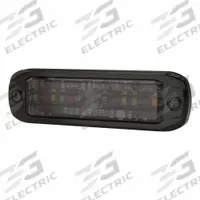 CODE 3 Warning Light: Emergency Vehicle Mini Light Bar, Blue/Red/White, SAE J845 Class 2, LED (MPN CD3802RBW-S). Key specifications — Brand: CODE 3; Number of Flash Patterns: 135; Installation Type: Permanent; Operating Voltage: 12-24V; Light Class Rating: SAE Class 1.
